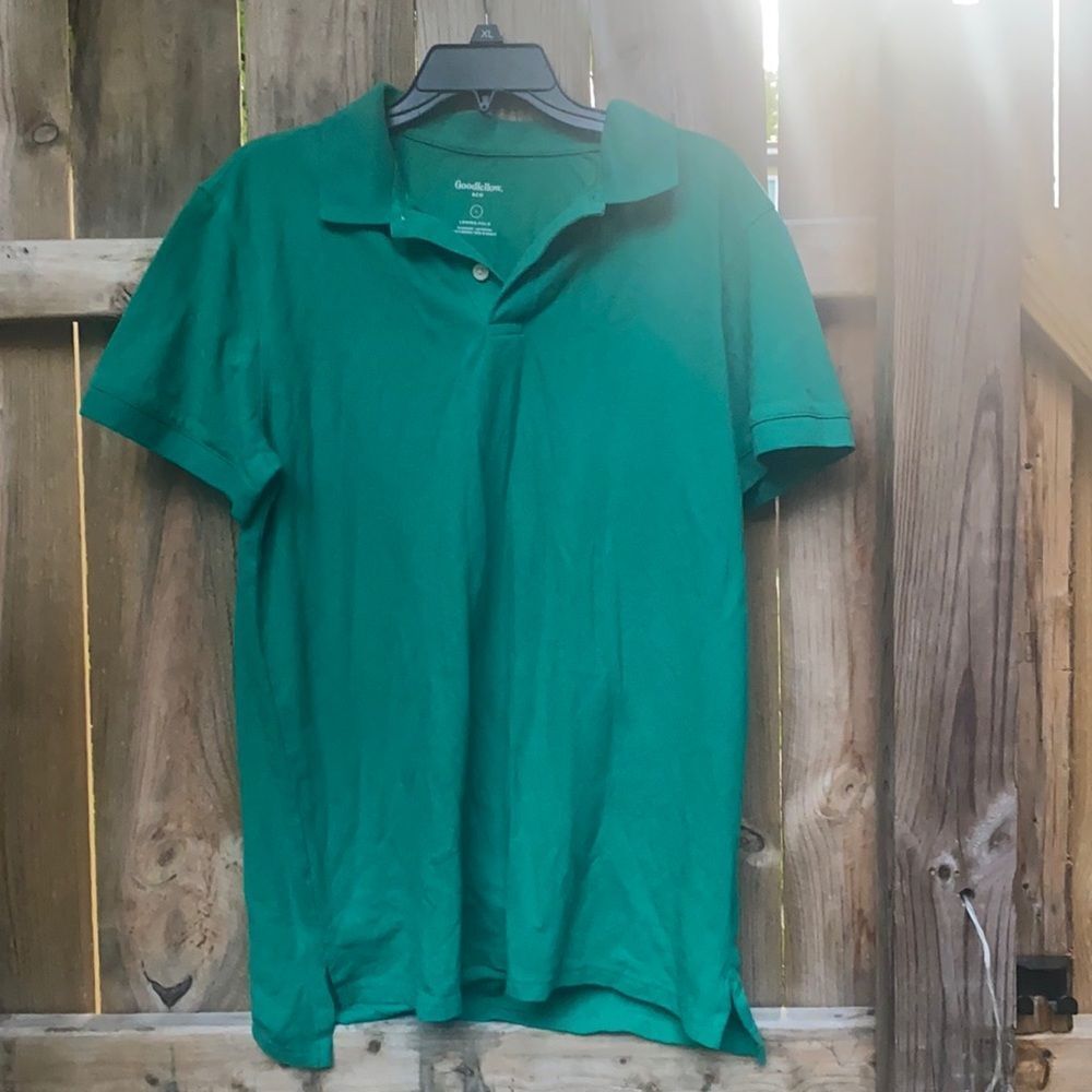 Good fellow green polo shirt sz. L